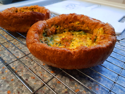 Onion Bhaji Yorkshire Puddings recipe, eat well on universal credit