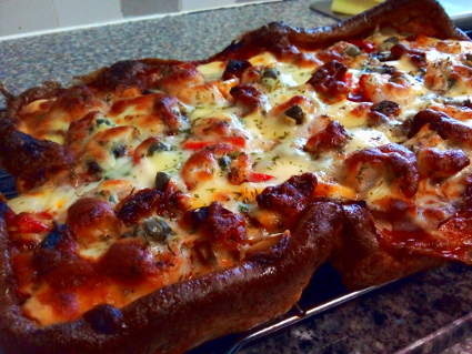 Chorizo & King Prawn Pizza recipe