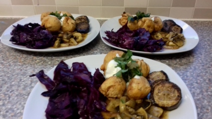 Our attempt at Siberian  Pelmeni.