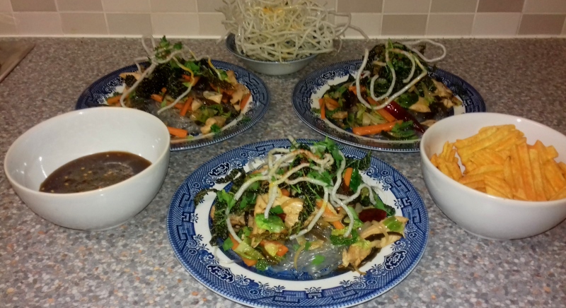 Vietnamese Style Caramelized Chicken with Glass Noodles recipe